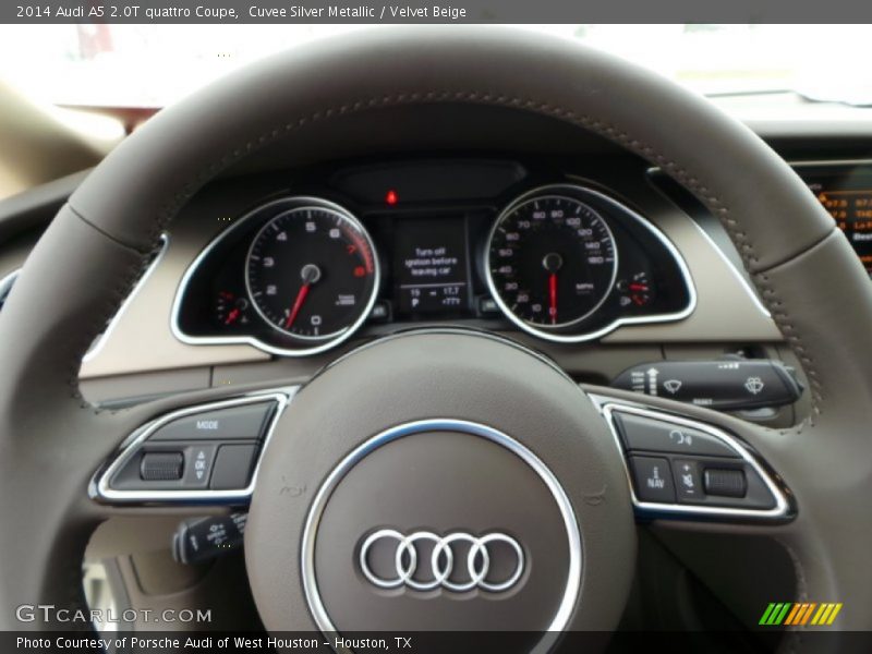 Cuvee Silver Metallic / Velvet Beige 2014 Audi A5 2.0T quattro Coupe