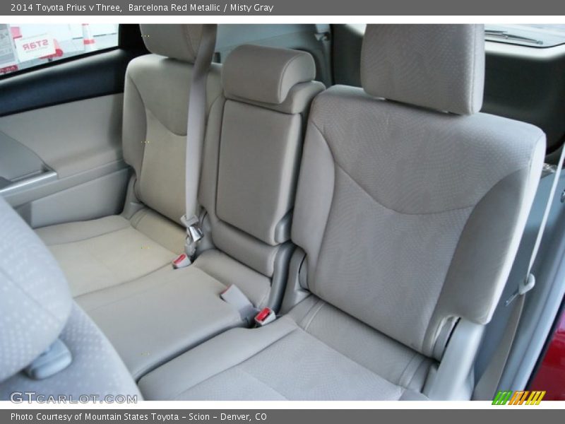 Barcelona Red Metallic / Misty Gray 2014 Toyota Prius v Three