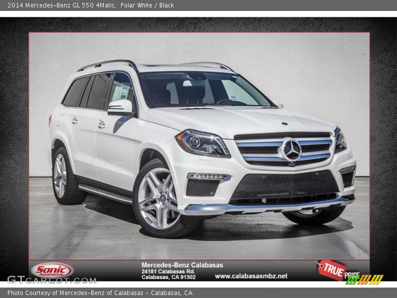 Polar White / Black 2014 Mercedes-Benz GL 550 4Matic