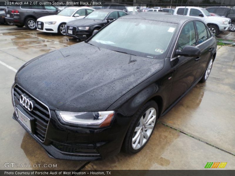 Brilliant Black / Black 2014 Audi A4 2.0T quattro Sedan