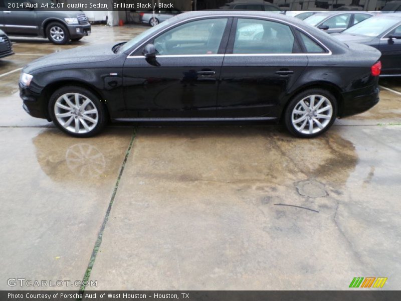 Brilliant Black / Black 2014 Audi A4 2.0T quattro Sedan