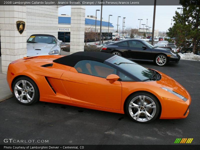 Arancio Borealis (Orange) / Nero Perseus/Arancio Leonis 2008 Lamborghini Gallardo Spyder