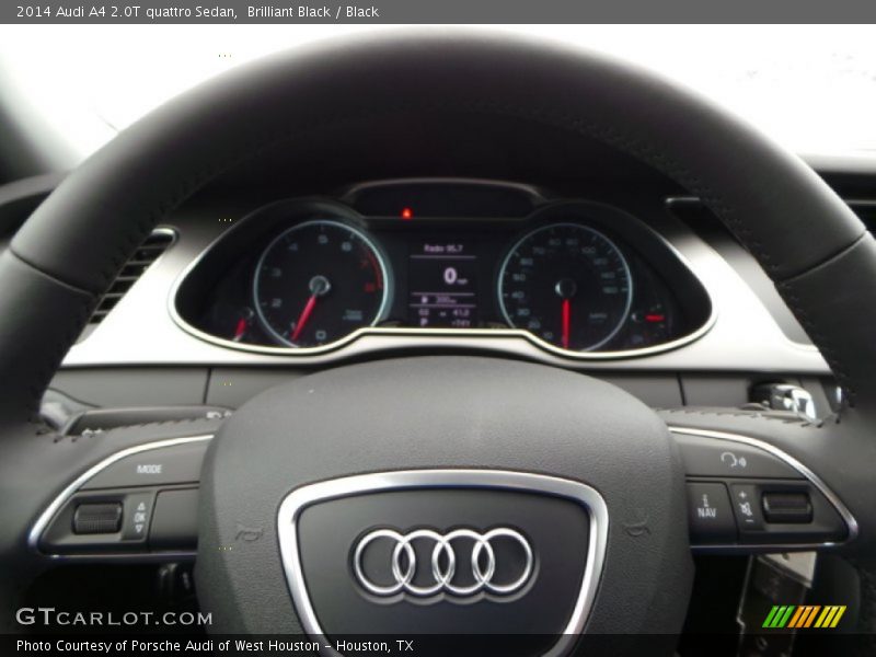 Brilliant Black / Black 2014 Audi A4 2.0T quattro Sedan