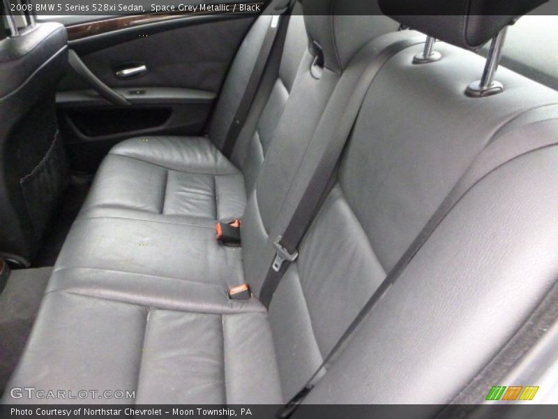 Space Grey Metallic / Black 2008 BMW 5 Series 528xi Sedan