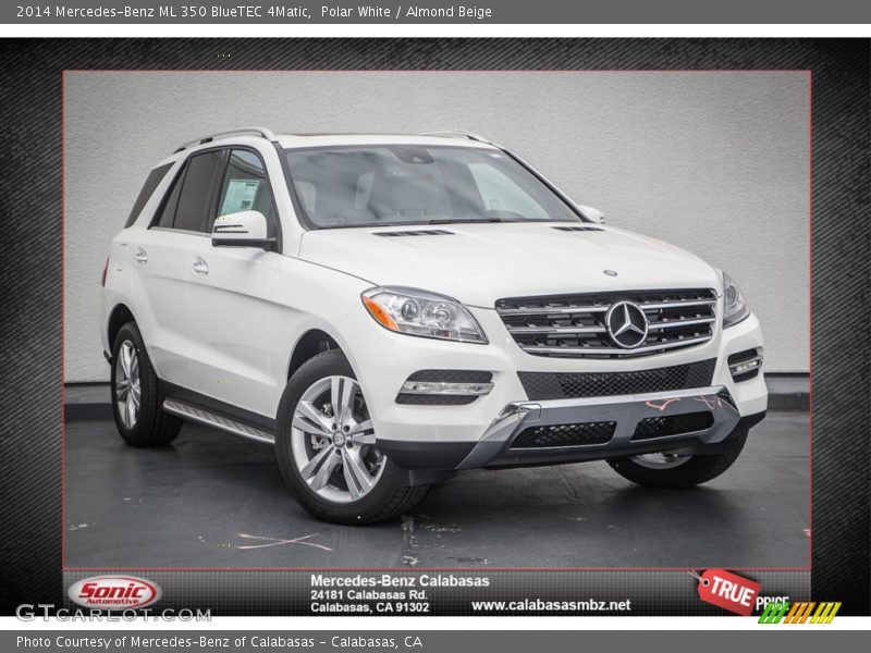 Polar White / Almond Beige 2014 Mercedes-Benz ML 350 BlueTEC 4Matic