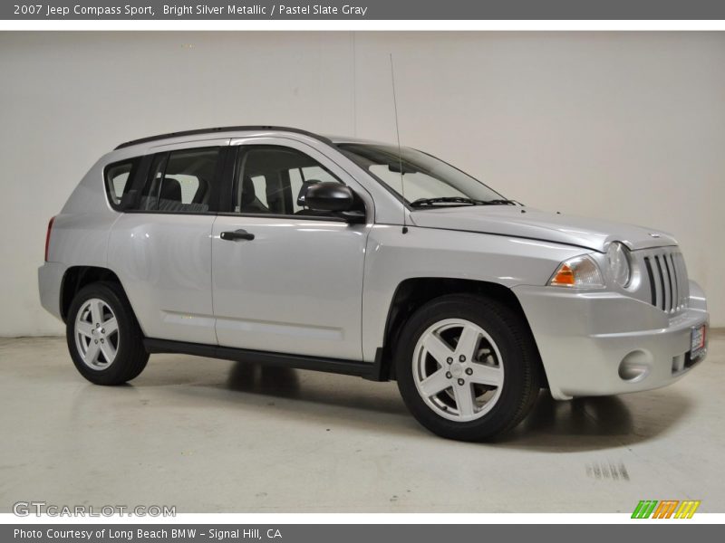 Bright Silver Metallic / Pastel Slate Gray 2007 Jeep Compass Sport