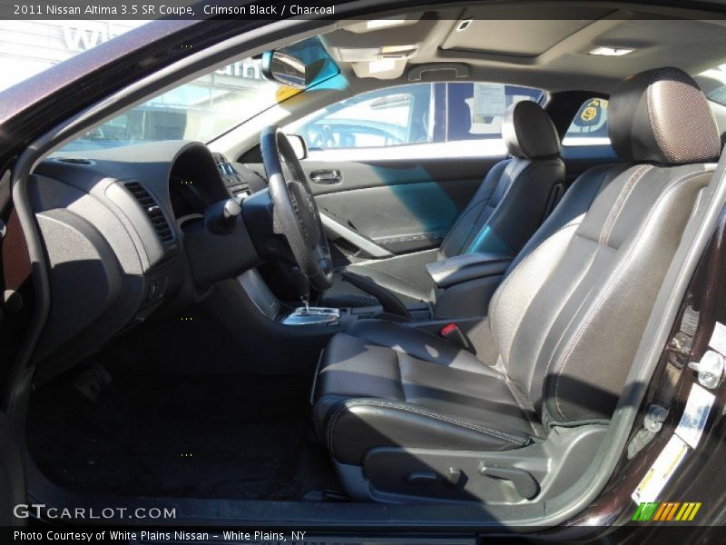 Crimson Black / Charcoal 2011 Nissan Altima 3.5 SR Coupe