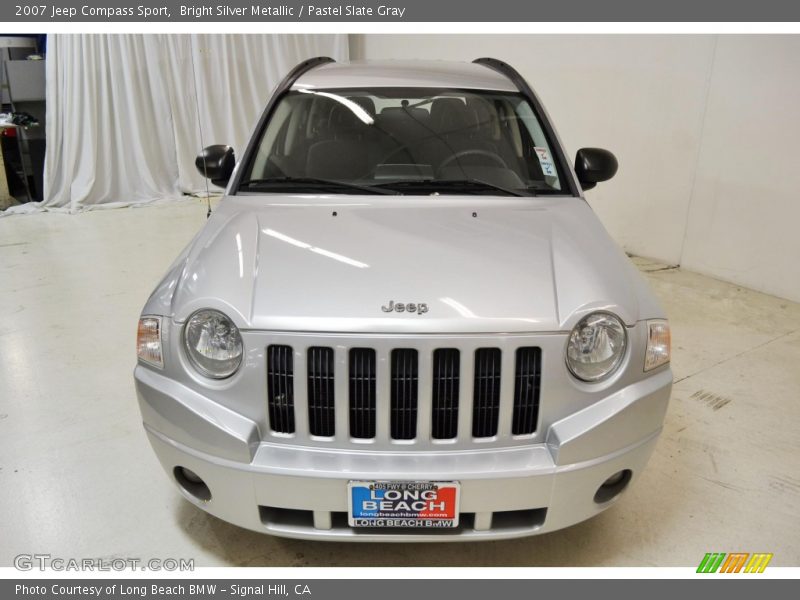 Bright Silver Metallic / Pastel Slate Gray 2007 Jeep Compass Sport