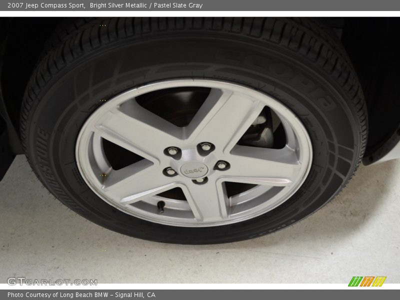 Bright Silver Metallic / Pastel Slate Gray 2007 Jeep Compass Sport