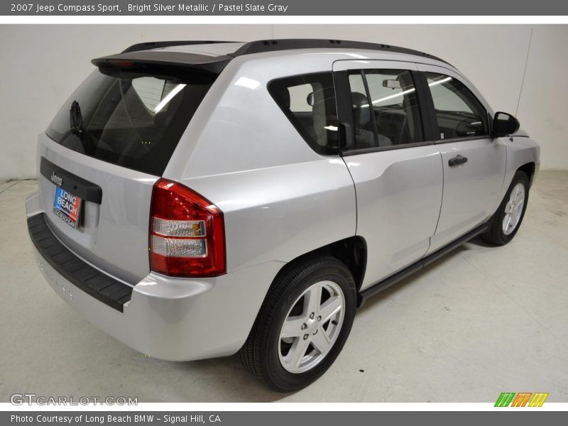 Bright Silver Metallic / Pastel Slate Gray 2007 Jeep Compass Sport