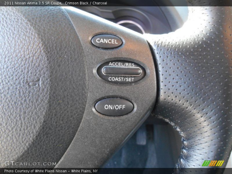 Crimson Black / Charcoal 2011 Nissan Altima 3.5 SR Coupe