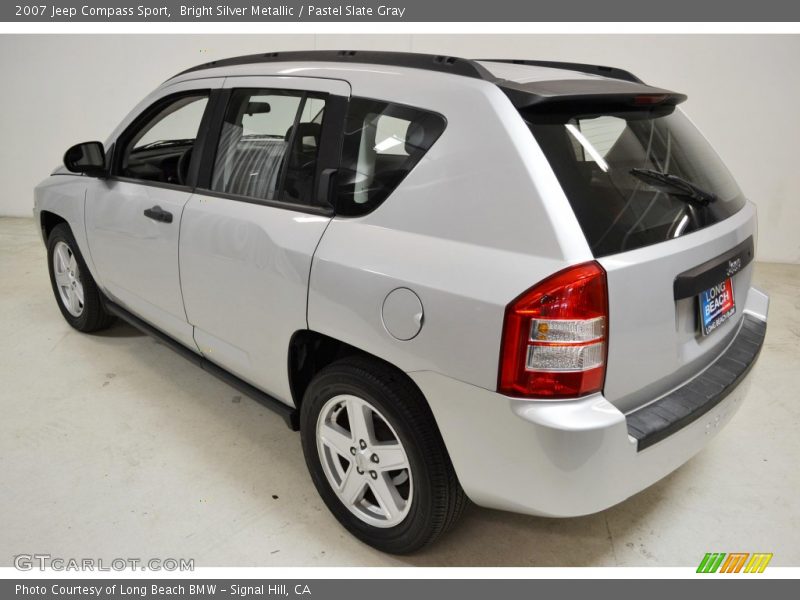 Bright Silver Metallic / Pastel Slate Gray 2007 Jeep Compass Sport