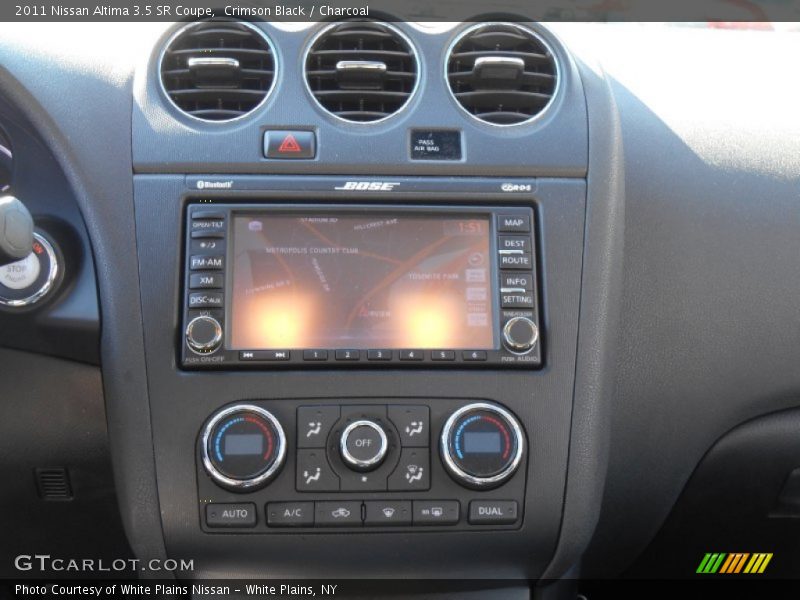 Crimson Black / Charcoal 2011 Nissan Altima 3.5 SR Coupe