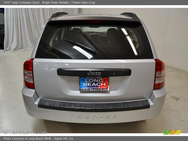 Bright Silver Metallic / Pastel Slate Gray 2007 Jeep Compass Sport