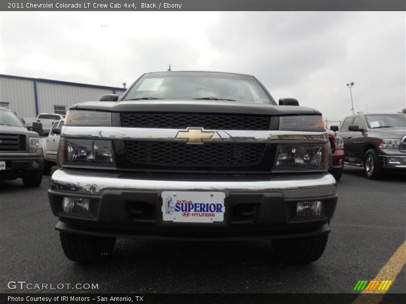 Black / Ebony 2011 Chevrolet Colorado LT Crew Cab 4x4