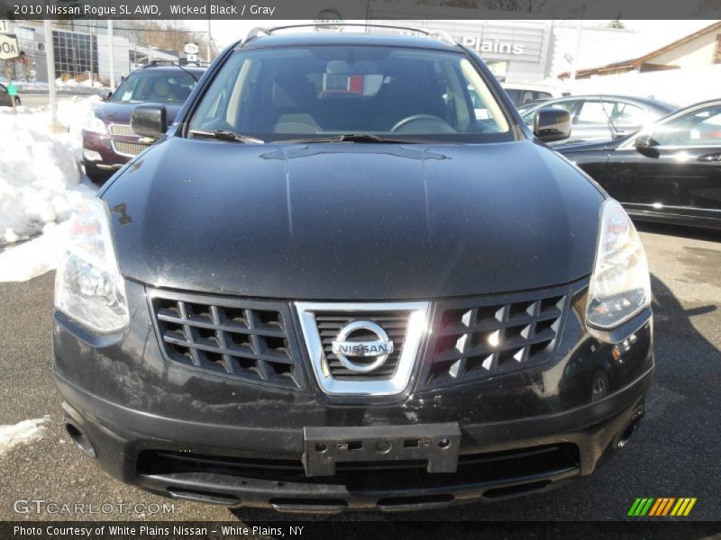 Wicked Black / Gray 2010 Nissan Rogue SL AWD