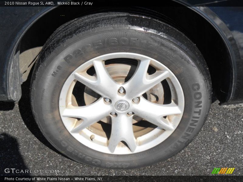 Wicked Black / Gray 2010 Nissan Rogue SL AWD