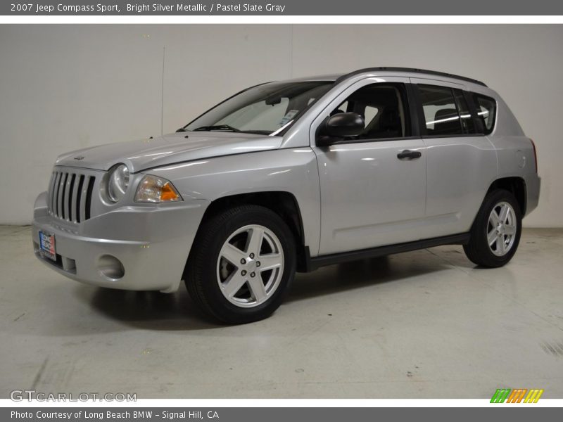 Bright Silver Metallic / Pastel Slate Gray 2007 Jeep Compass Sport