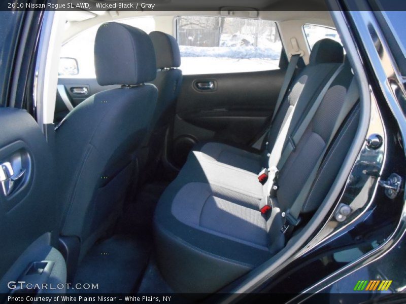 Wicked Black / Gray 2010 Nissan Rogue SL AWD