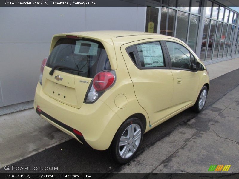 Lemonade / Yellow/Yellow 2014 Chevrolet Spark LS
