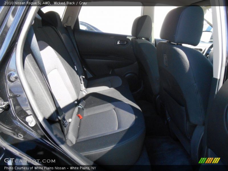 Wicked Black / Gray 2010 Nissan Rogue SL AWD