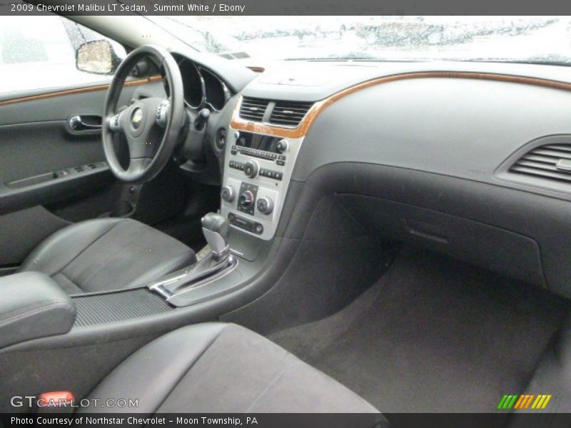 Summit White / Ebony 2009 Chevrolet Malibu LT Sedan