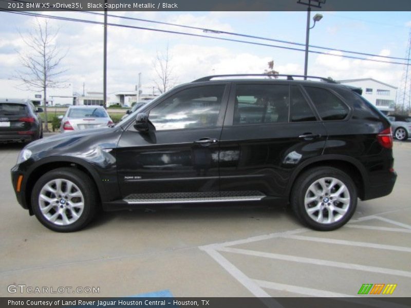 Black Sapphire Metallic / Black 2012 BMW X5 xDrive35i