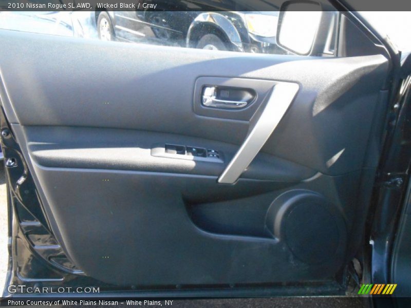 Wicked Black / Gray 2010 Nissan Rogue SL AWD