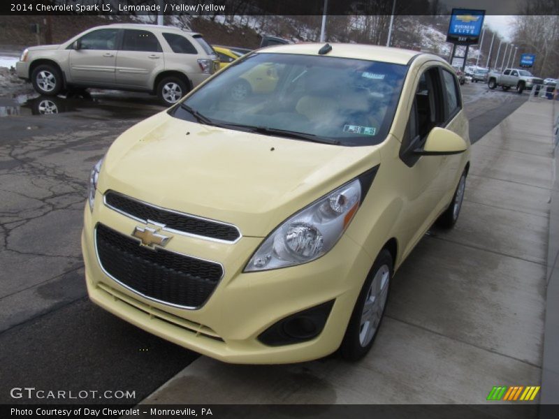 Lemonade / Yellow/Yellow 2014 Chevrolet Spark LS