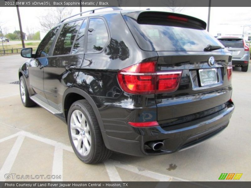 Black Sapphire Metallic / Black 2012 BMW X5 xDrive35i