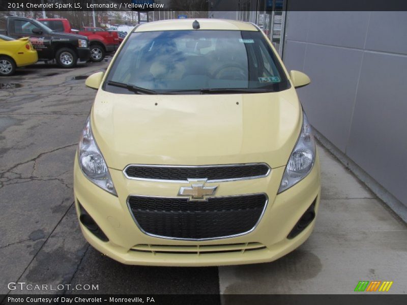 Lemonade / Yellow/Yellow 2014 Chevrolet Spark LS