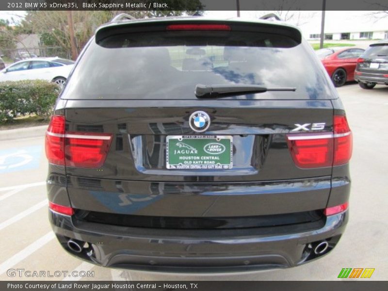 Black Sapphire Metallic / Black 2012 BMW X5 xDrive35i