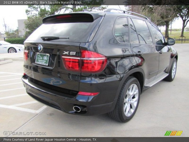 Black Sapphire Metallic / Black 2012 BMW X5 xDrive35i