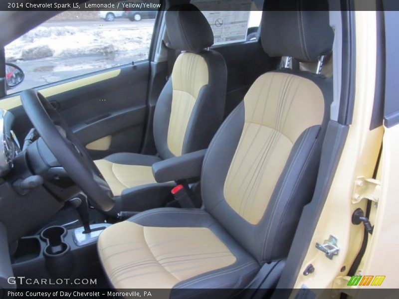 Lemonade / Yellow/Yellow 2014 Chevrolet Spark LS