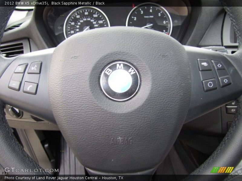 Black Sapphire Metallic / Black 2012 BMW X5 xDrive35i
