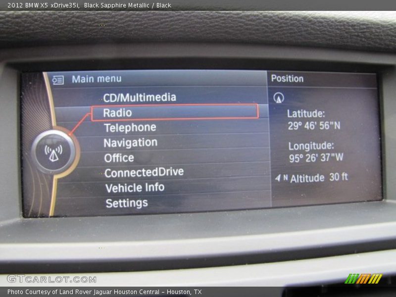 Black Sapphire Metallic / Black 2012 BMW X5 xDrive35i
