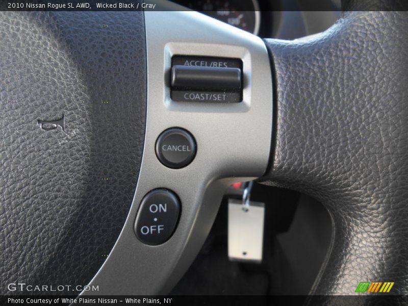 Wicked Black / Gray 2010 Nissan Rogue SL AWD