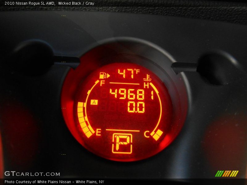 Wicked Black / Gray 2010 Nissan Rogue SL AWD