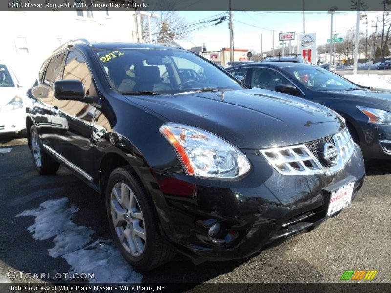 Super Black / Black 2012 Nissan Rogue SL AWD