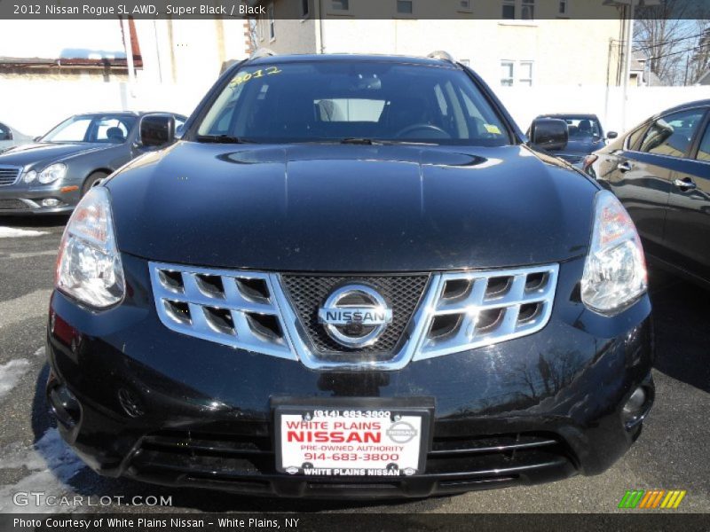 Super Black / Black 2012 Nissan Rogue SL AWD