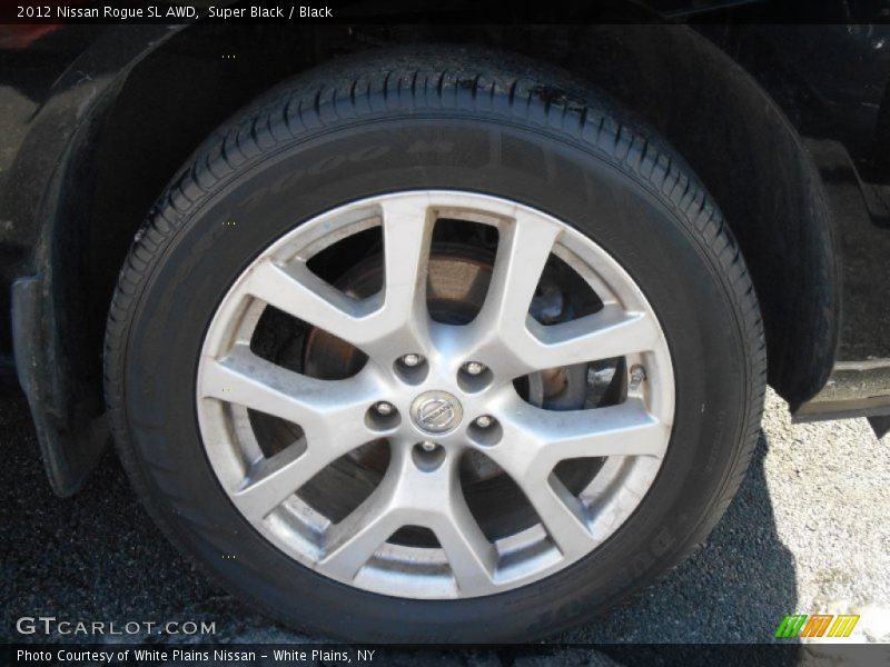 Super Black / Black 2012 Nissan Rogue SL AWD