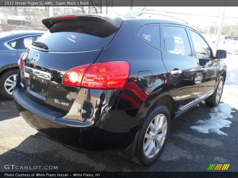 Super Black / Black 2012 Nissan Rogue SL AWD