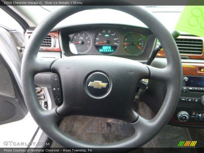 Silver Ice Metallic / Ebony 2009 Chevrolet Impala LS
