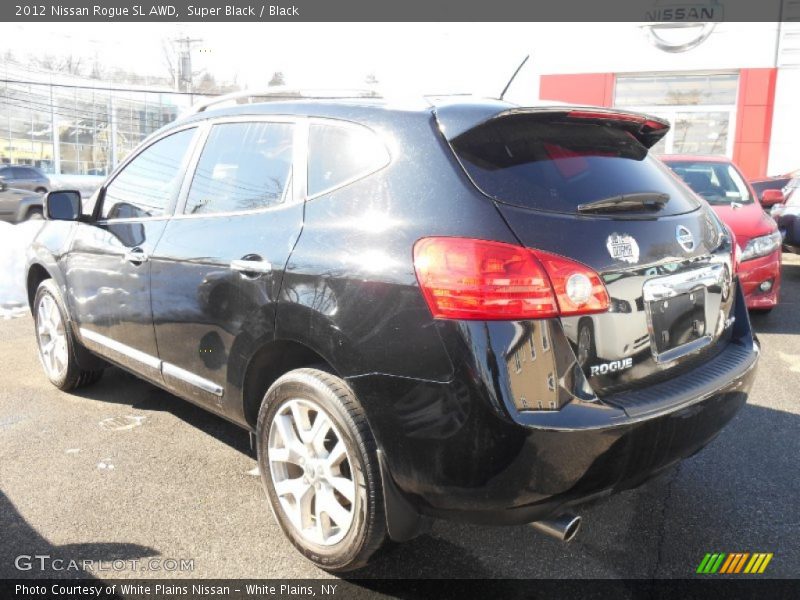 Super Black / Black 2012 Nissan Rogue SL AWD