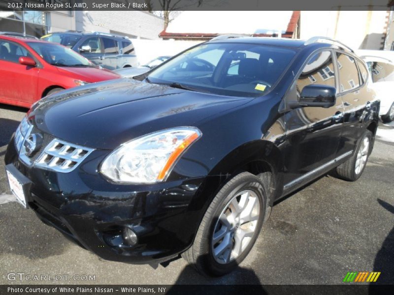 Super Black / Black 2012 Nissan Rogue SL AWD