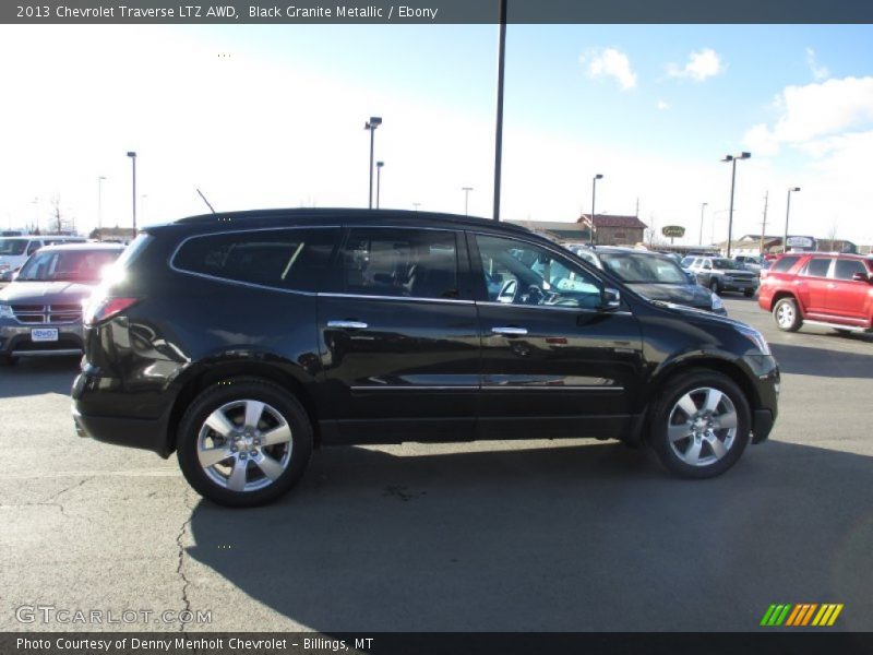 Black Granite Metallic / Ebony 2013 Chevrolet Traverse LTZ AWD