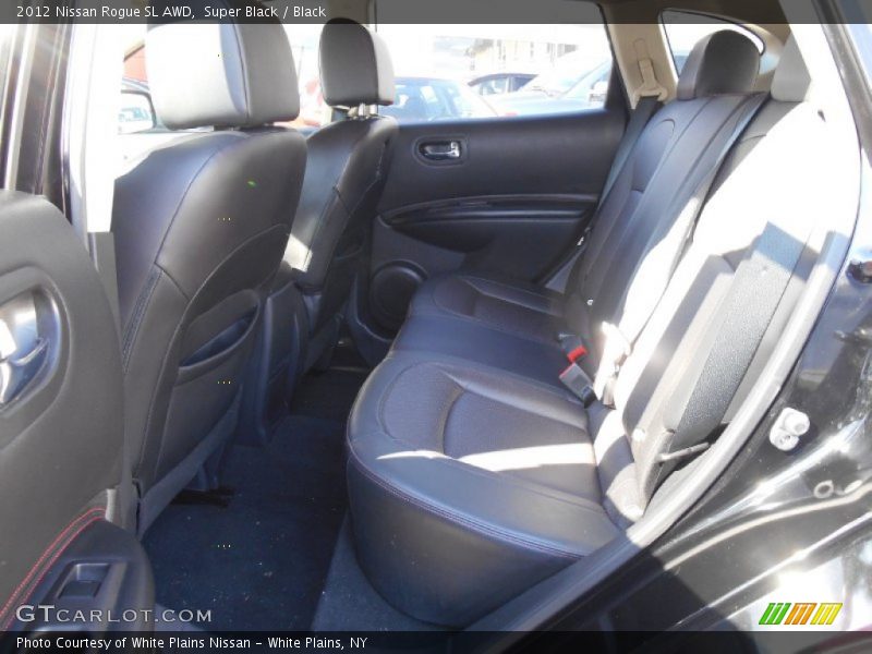 Super Black / Black 2012 Nissan Rogue SL AWD
