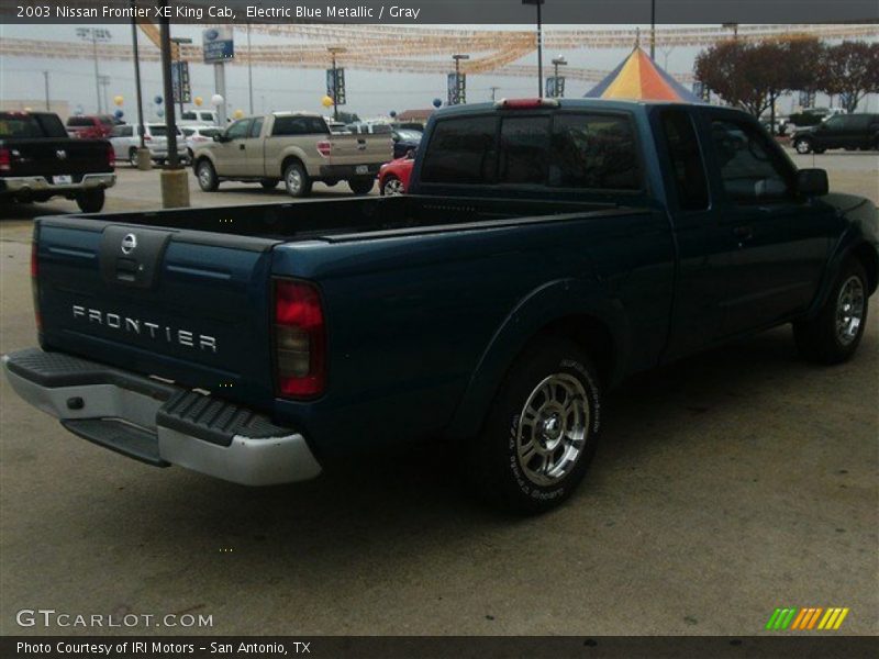 Electric Blue Metallic / Gray 2003 Nissan Frontier XE King Cab
