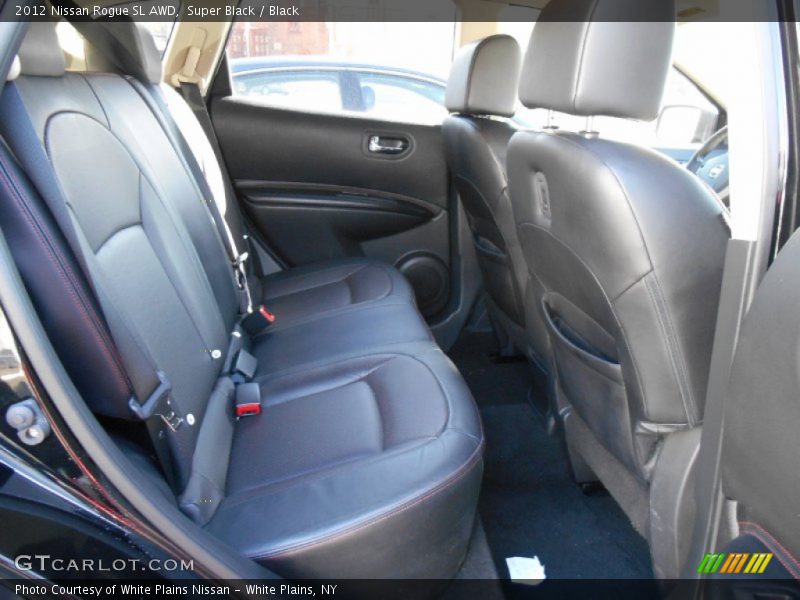 Super Black / Black 2012 Nissan Rogue SL AWD