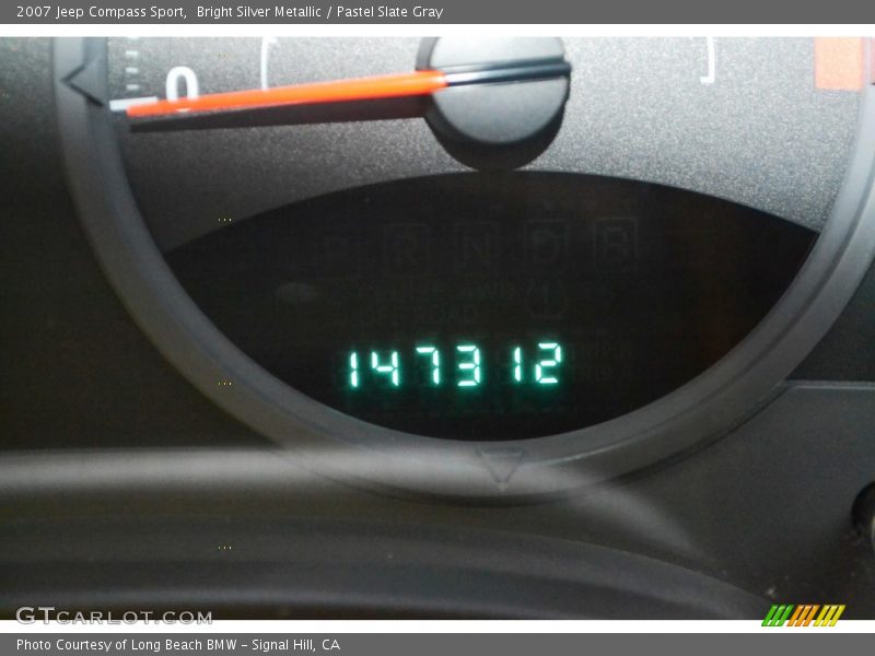 Bright Silver Metallic / Pastel Slate Gray 2007 Jeep Compass Sport